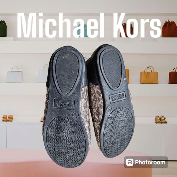 Michael Kors Leopard Ballet Flats with Ankle Straps size 13 - Picture 3 of 3